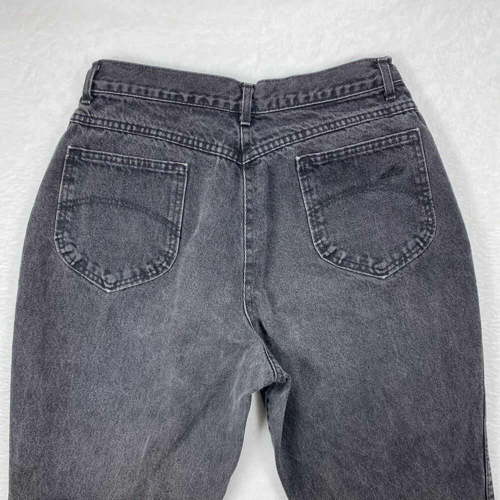 Vtg Chic High Rise Mom Jeans Size 15 Avg 29 x 29 Faded Black Gray
